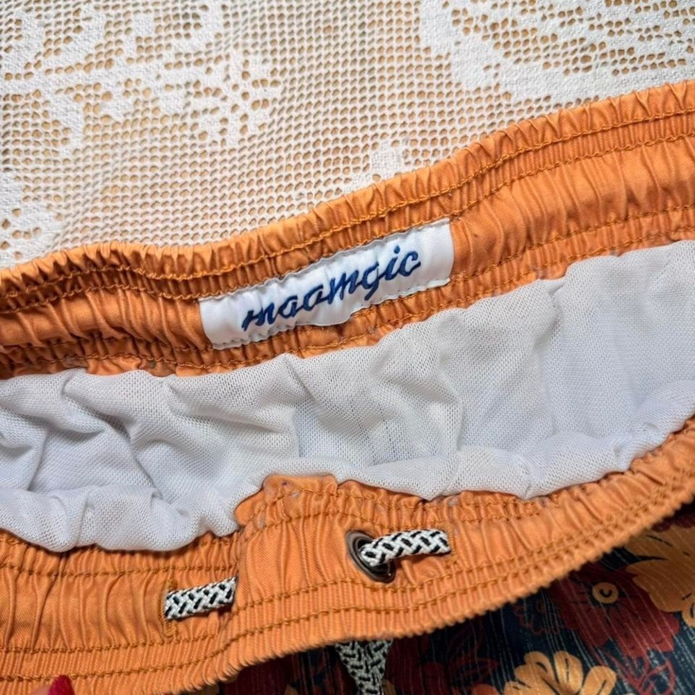 MaaMgic floral swim trunks shorts size M - Picture 2 of 6
